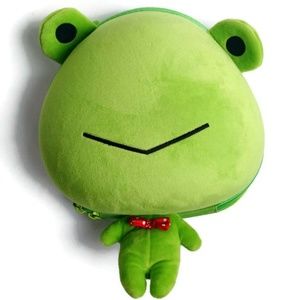 Back to School Cute Small Green Frog Backpack